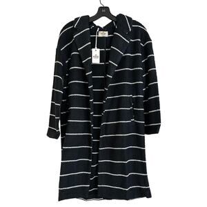 Marine Layer Birdseye Coat Real Black Size Small Size New with tags